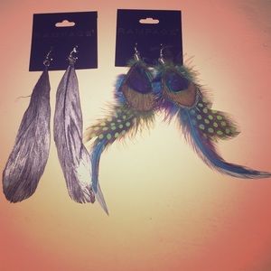 COPY - Feather earrings from Rampage